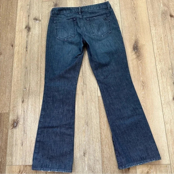 Joe's Jeans Women's Dark Wash Mid-Rise Bootcut Denim Jeans Size 29 GUC - Picture 11 of 11